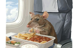 יש עכברושים שהציעו לי לטוס ביזנס, אבל אני לא רוצה להיות עכברוש סנוב (צילום: איור: אופיר בגון)