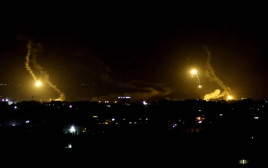 תקיפה אמריקאית בסוריה (צילום: רשתות ערביות)