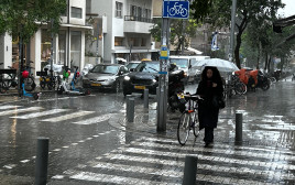 מזג אוויר גשום, חורף (צילום: אבשלום ששוני)