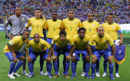 שחקני נבחרת ברזיל. 2006 (צילום: GettyImages)