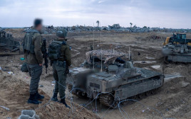 פעילות כוחות חטיבה 7 בדרום רצועת עזה (צילום: דובר צה"ל)