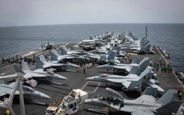  נושאת מטוסים אברהם לינקולן (צילום: רויטרס)