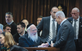 בנימין נתניהו וישראל אייכלר (צילום: יונתן זינדל פלאש 90)