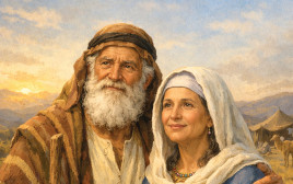 אברהם ושרה (צילום: AI)