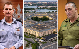 רא"ל אייל אייל זמיר, עומר טישלר, בניין הפנטגון (צילום: דובר צה"ל,wikipedia)