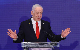 בנימין נתניהו (צילום: Abir Sultan/Pool via REUTERS)