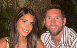 "הזוג של המאה". ליאו מסי ואנטונלה רקוזו (צילום: מסך, אינסטגרם)