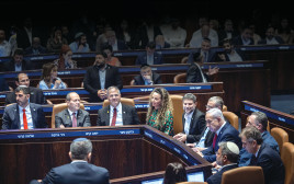 ישיבה של מליאת הכנסת (צילום: יונתן זינדל, פלאש 90)