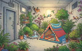 מקלט (צילום: AI)