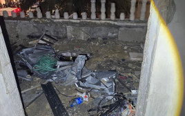 זירת נפילה בדרום השרון (צילום: שימוש לפי סעיף 27א')