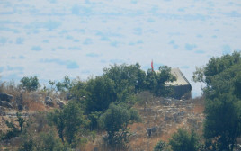 אוהל חיזבאללה (צילום: רשתות חברתיות)