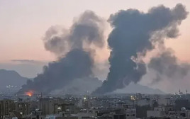 תקיפה באיראן (צילום: רשתות חברתיות)