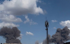 תקיפה במתקן המים הכבדים באראכ (צילום: רשתות חברתיות באיראן)