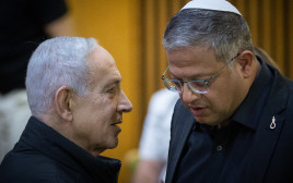 איתמר בן גביר, בנימין נתניהו (צילום: יונתן זינדל, פלאש 90)