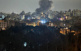 תקיפה בטהרן (צילום: רשתות ערביות)