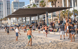 חוף ים (צילום: חיים גולדברג, פלאש 90)