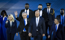 בנימין נתניהו בטקס הדלקת המשואות 2026 (צילום: חיים גולדברג פלאש 90)
