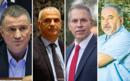 אביגדור ליברמן, גלעד ארדן, משה כחלון, יולי אדלשטיין (צילום: יוסי אלוני,שלומי יוסף,אסתי דזיובוב/TPS,נועם מושקוביץ, דוברות הכנסת)