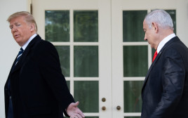 בנימין נתניהו, דונלד טראמפ (צילום: SAUL LOEB/AFP via Getty Images)