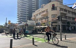 מזג אוויר נעים, חום בתל אביב (צילום: אבשלום ששוני)