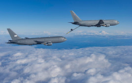 מטוסי התדלוק KC46  (צילום: דובר צה"ל)