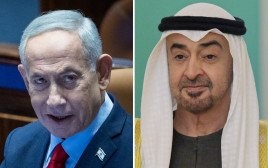 מוחמד בן זאיד, בנימין נתניהו (צילום: פלאש 90,רויטרס)