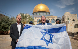 איתמר בן גביר בהר הבית, יום ירושלים 2026 (צילום: Yonatan Sindel/Flash90)