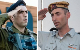 ימין - מאיר בידרמן, שמאל - אחסאן דקסה (צילום: דובר צה"ל)
