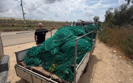 רשתות הגנה מפני רחפני נפץ (צילום: ללא קרדיט)