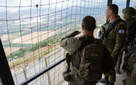 הרמטכ"ל אייל זמיר בביקור באוגדת הבשן בצפון (צילום: דובר צה"ל)