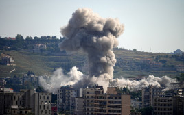 תקיפה בלבנון (צילום: REUTERS/Stringer)