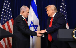 נשיא ארה"ב דונלד טראמפ וראש ממשלת ישראלבנימין נתניהו (צילום: Joe Raedle)