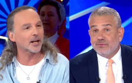 הפטריוטים: ינון מגל, אבישי בן חיים (צילום: צילום מסך ערוץ 14)