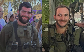 שחר גמלא ואהד יערי (צילום: דובר צה"ל)
