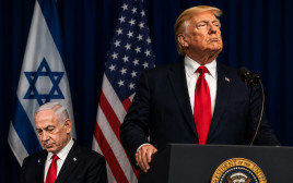 נתניהו וטראמפ (צילום: תמונות: רויטרס, איור: מעריב אונליין)