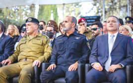 דוד זיני, דני לוי ואייל זמיר - נובמבר 2025  (צילום: נועם רבקין פנטון, פלאש 90)