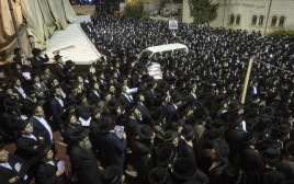חרדים בהפגנה על מעצר העריקים בירושלים (צילום: Chaim Goldberg/Flash90)