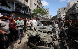 סיכול ממוקד ברצועת עזה (צילום: REUTERS/Dawoud Abu Alkas)