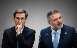 בועז ביסמוט, דוד זיני (צילום: חיים גולדברג פלאש 90,איור: מעריב אונליין)