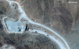 הר המכוש (צילום: Satellite image ©2025 Vantor/Handout via REUTERS)