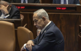 בנימין נתניהו במליאת הכנסת (צילום: gettyimages)