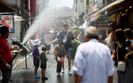 גל חום כבד ביפן (צילום: REUTERS)