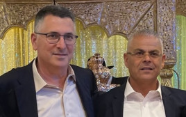 מישל בוסקילה וגדעון סער (צילום: ללא)
