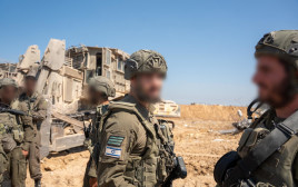 פעילות כוחות חטיבה 188 בדרום רצועת עזה, מזרחית לקו הצהוב (צילום: דובר צה"ל)