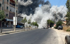 תקיפות צה"ל בלבנון (צילום: רשתות חברתיות ערביות)