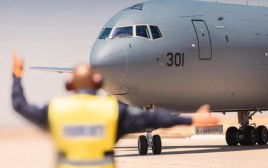 מטוס גדעון מגיע לידי חיל האוויר (צילום: דובר צה"ל)