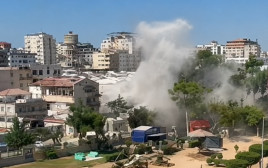 תיעוד אחד החיסולים בעזה (צילום: דובר צה"ל)