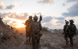 חטיבת הצנחנים ברצועת עזה (צילום: דובר צהל)