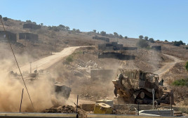 התרגיל ב"מתקן לבנון" (צילום: אבי אשכנזי)