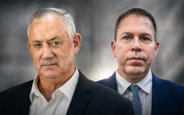 גלעד ארדן, בני גנץ (צילום: פלאש 90,ראובן קסטרו)